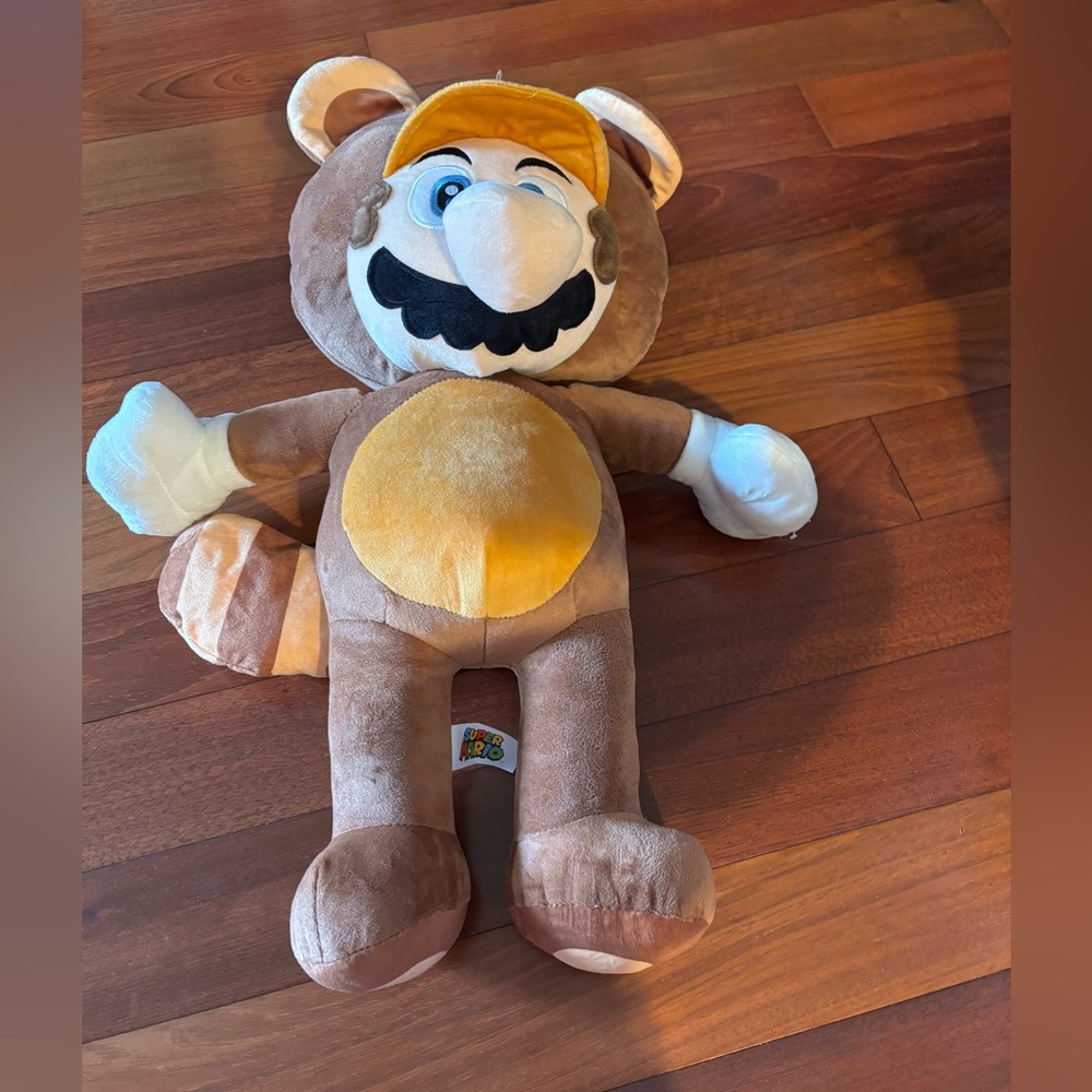Super Mario Tanooki Racoon Plush Toy